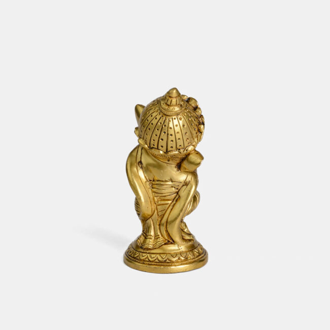 Brass Blissful Baby Ganesha - Dancing - Image 5