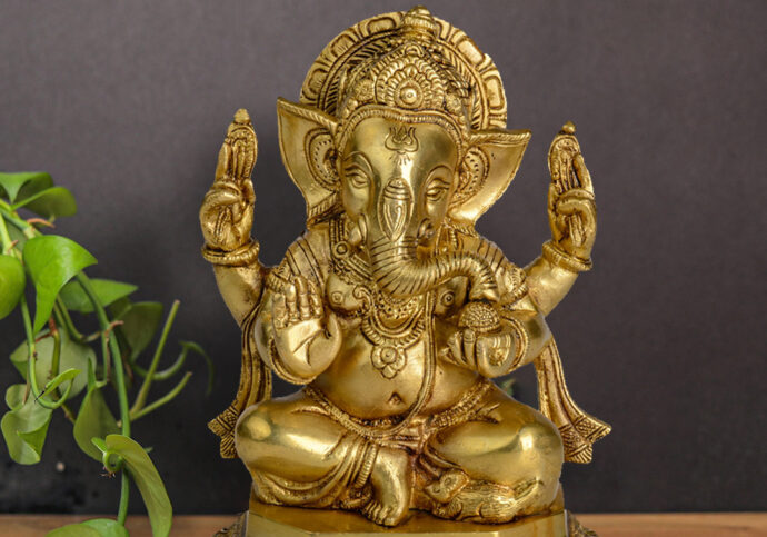 Brass Ganesha: A Divine Masterpiece for Your Home
