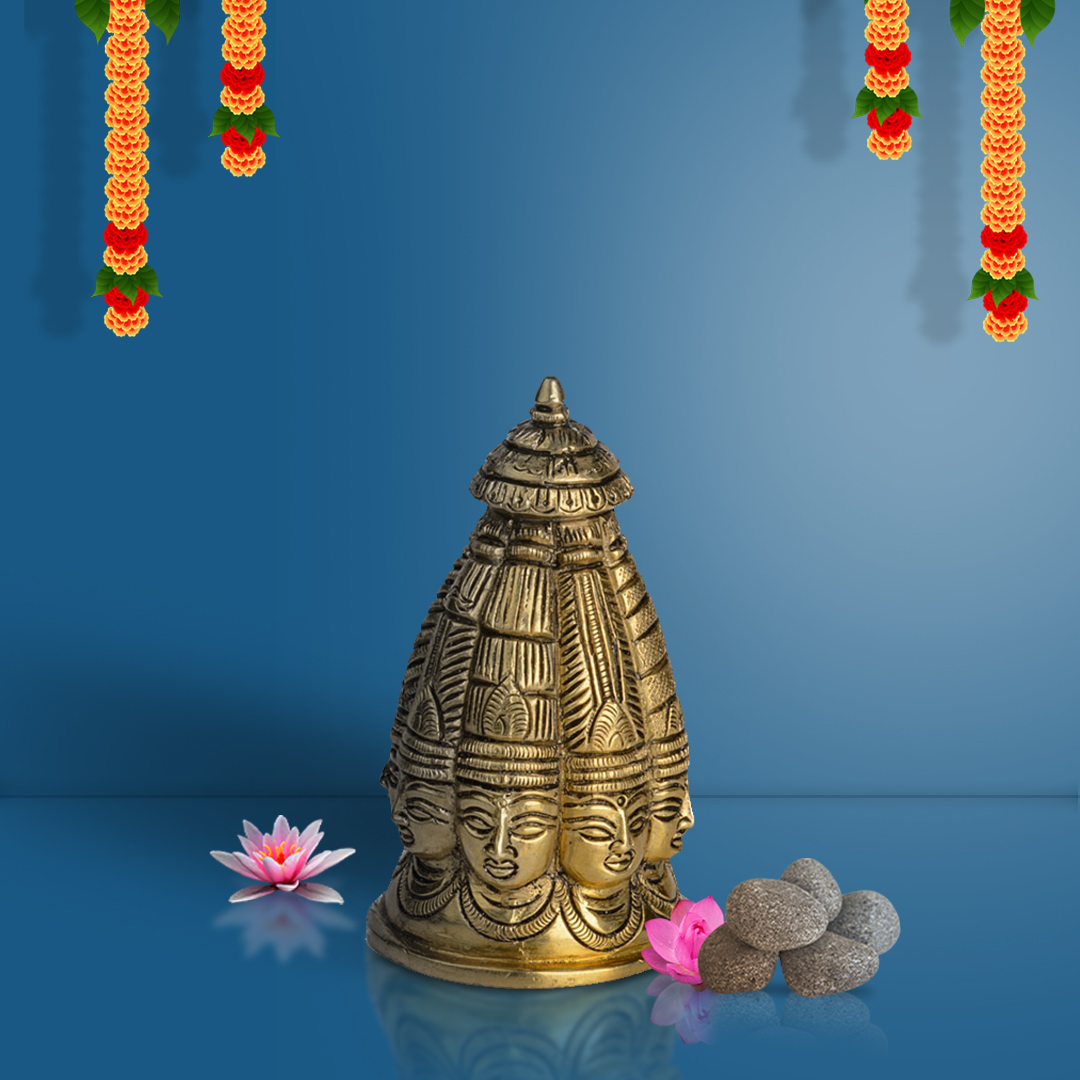 Brass Ashta Shiva Linga