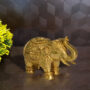 BRASS ELEPHANT - WITH CARVING