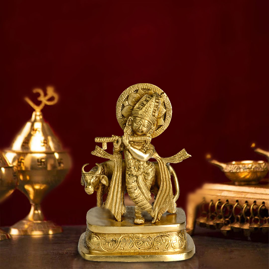 Brass Krishna: A Divine Addition to Your Home