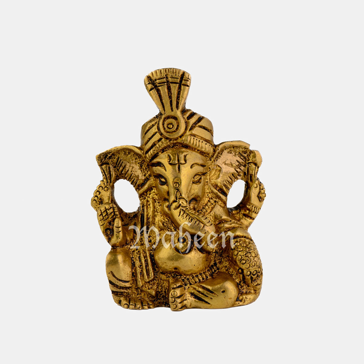 Brass Ganesha – Wearing Turban