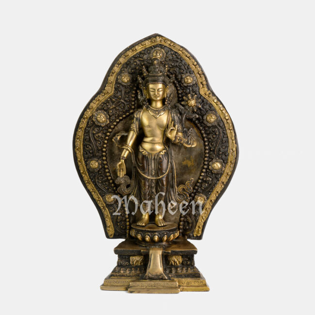 Brass Lokeshwara Bodhisattva